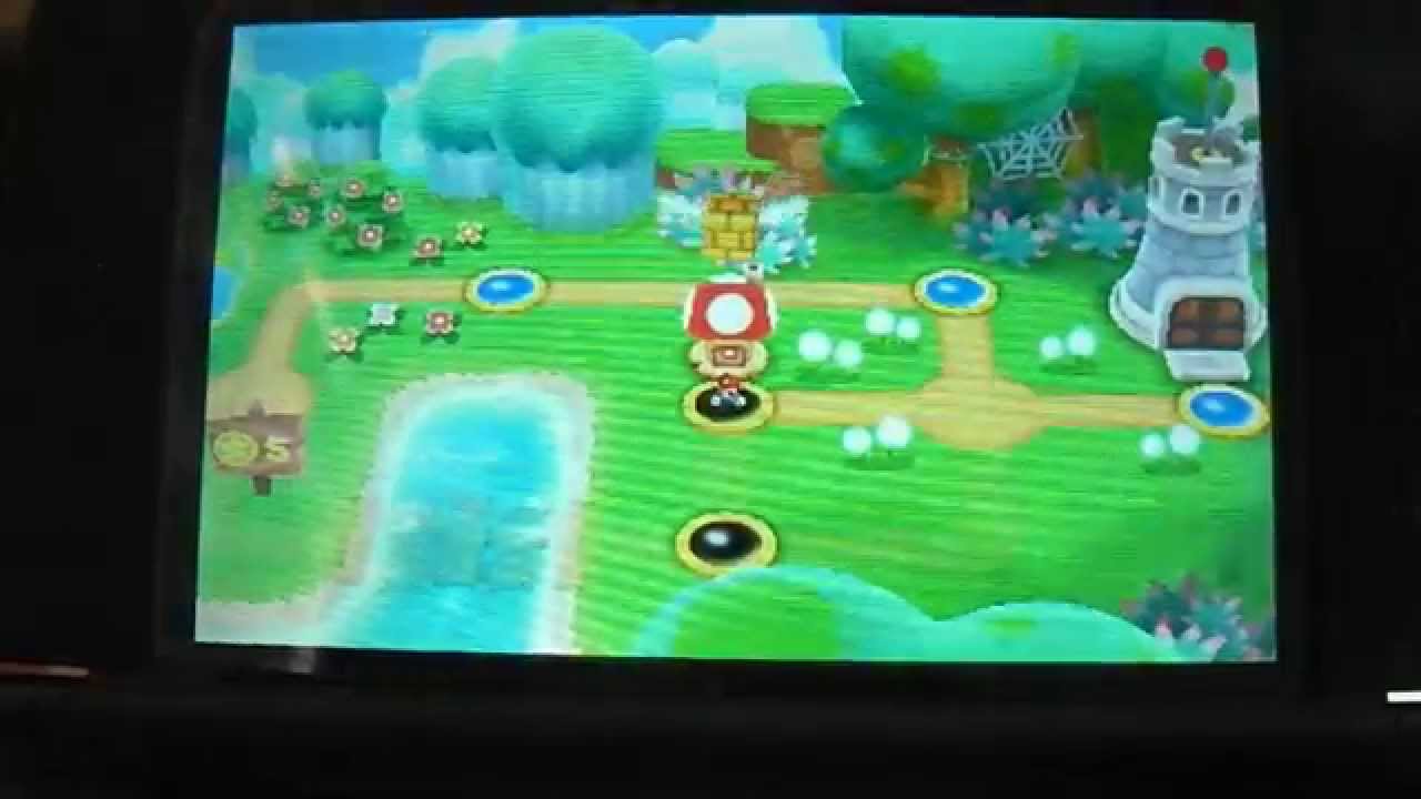 New super mario bros 2 - desbloquear mundo secreto flor de fuego (N3DS)