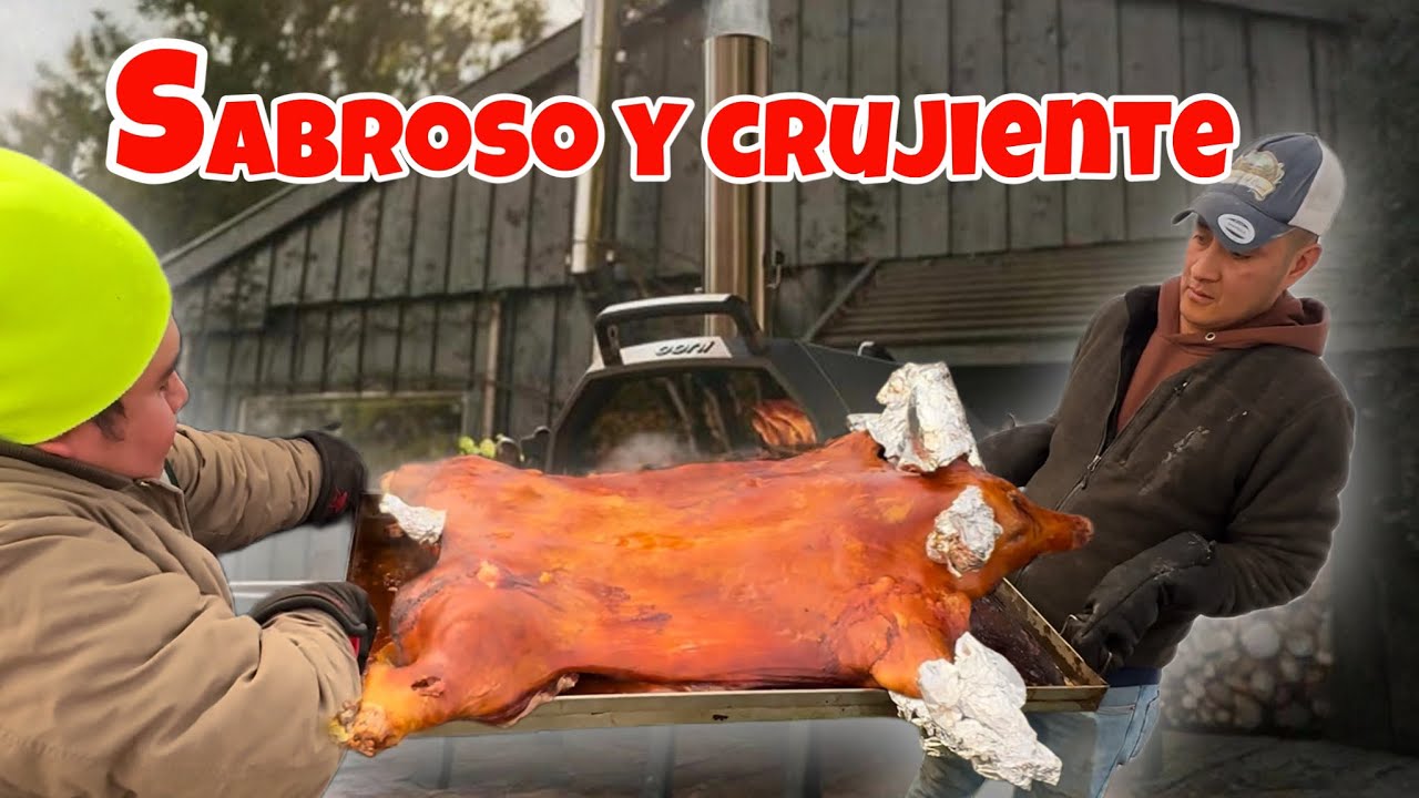 CHANCHO al HORNO en el CAMPO 🔥🐖🏡 Josué y Elie