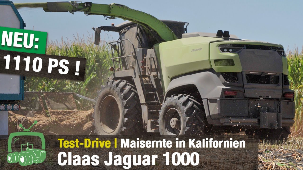 Claas Jaguar 1200 Test-Drive in Kalifornien | Feldhäcksler | Neuheit | USA | Landtechnik
