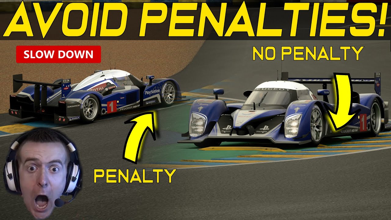🤫 Как ИЗБЕЖАТЬ штрафов в Ле-Мане || GT Sport