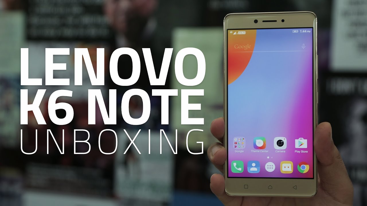 Lenovo K6 Note Unboxing and First Look | India Price, Specifications, and More