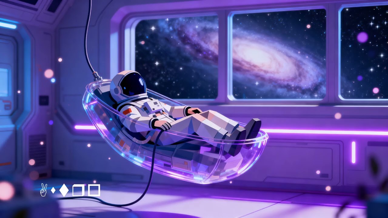 Lost in the beat.Chill lo-fi to relax & focus. 🌌🎧