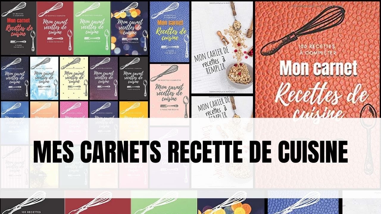 MES CARNETS RECETTES DE CUISINE #cuitsitot