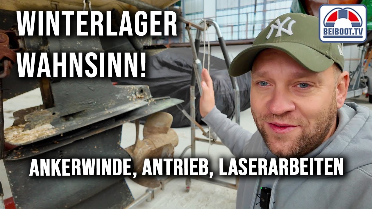 Boots-Wartung: Antrieb ab, Ankerwinde zerlegt & Funkger&auml;t fixen