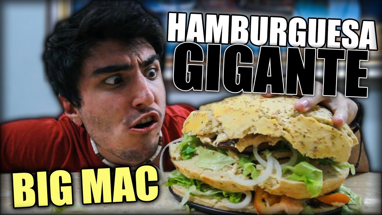 DIY HAMBURGUESA GIGANTE! (McDonalds BIG MAC)