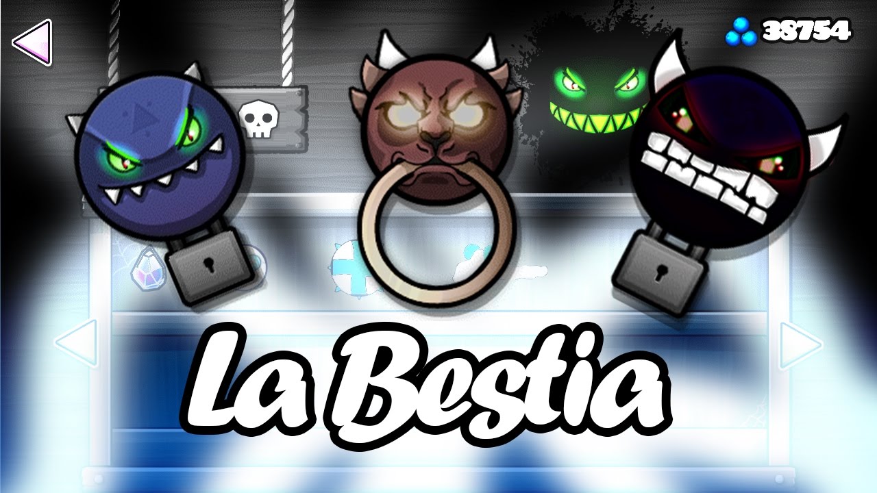 LA BESTIA EN GEOMETRY DASH | GEOMETRY DASH 2.3 HYPER FANMADE | Endermike