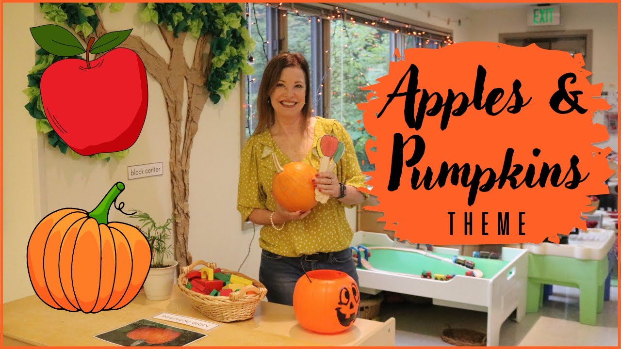 Toddler and Preschool Apples & Pumpkins Theme