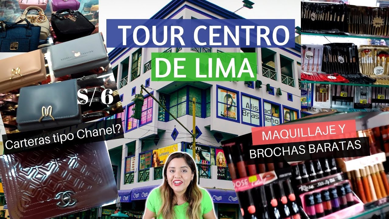 TOUR CENTRO DE LIMA MAQUILLAJE, ACCESORIOS, MOCHILAS, CARTERAS SUPER  BARATOS + HAUL