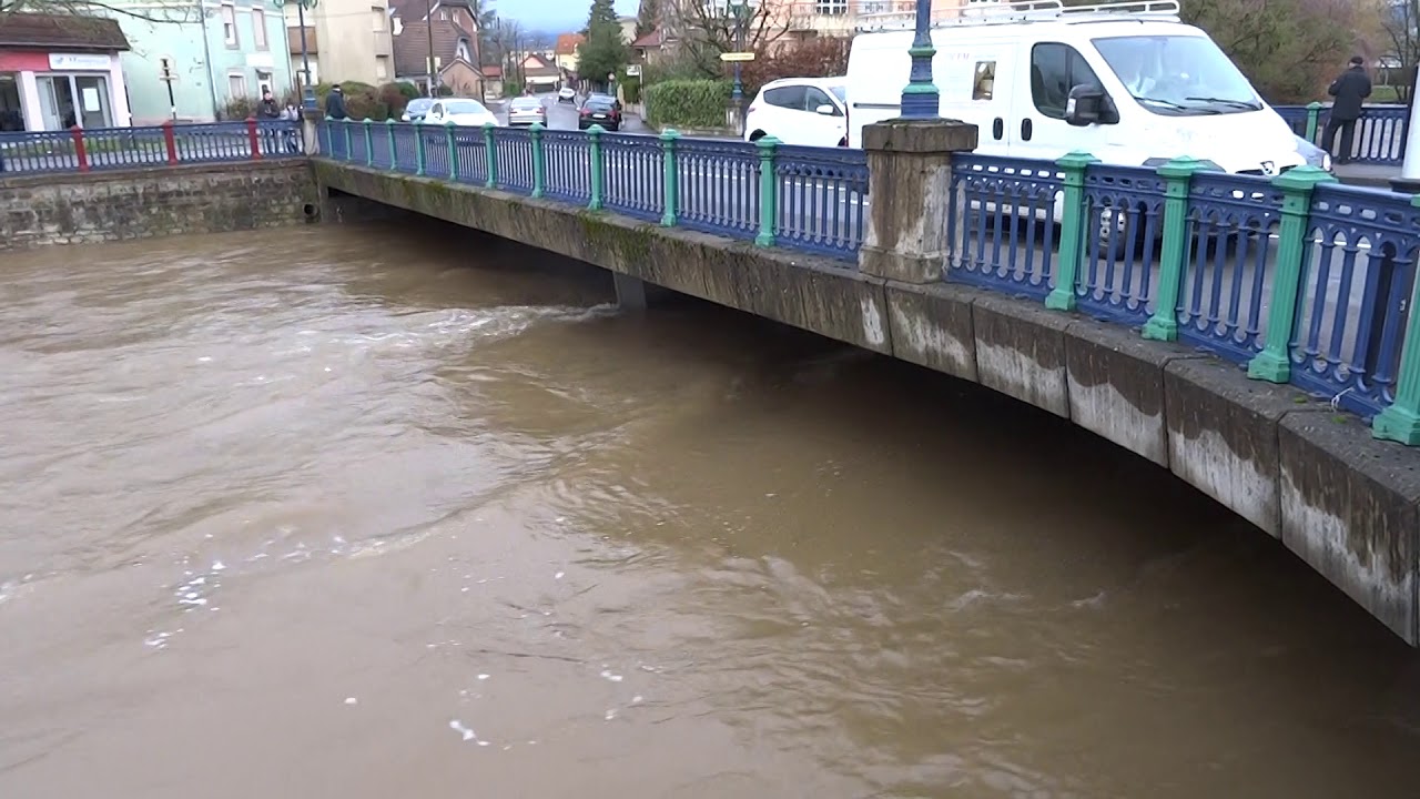 Crue de la Savoureuse à Belfort