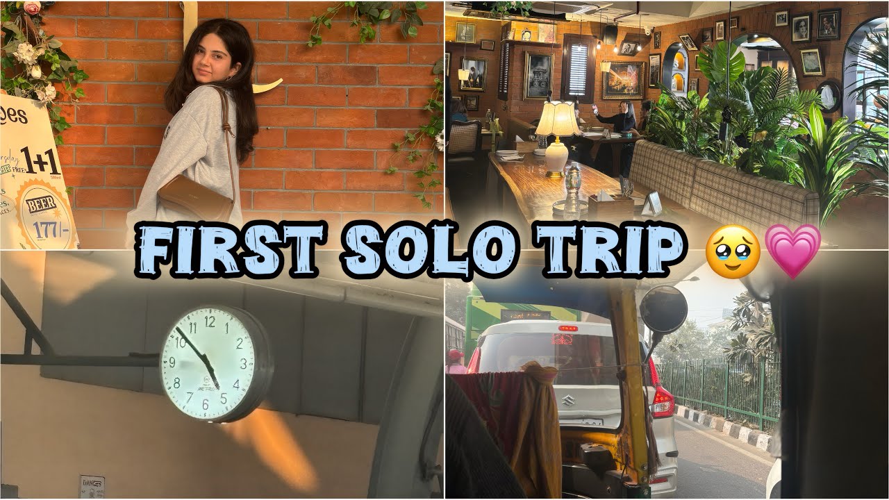 I Went to Delhi Alone Without My Parents for the First Time… (Laser Appointment Vlog) 💗