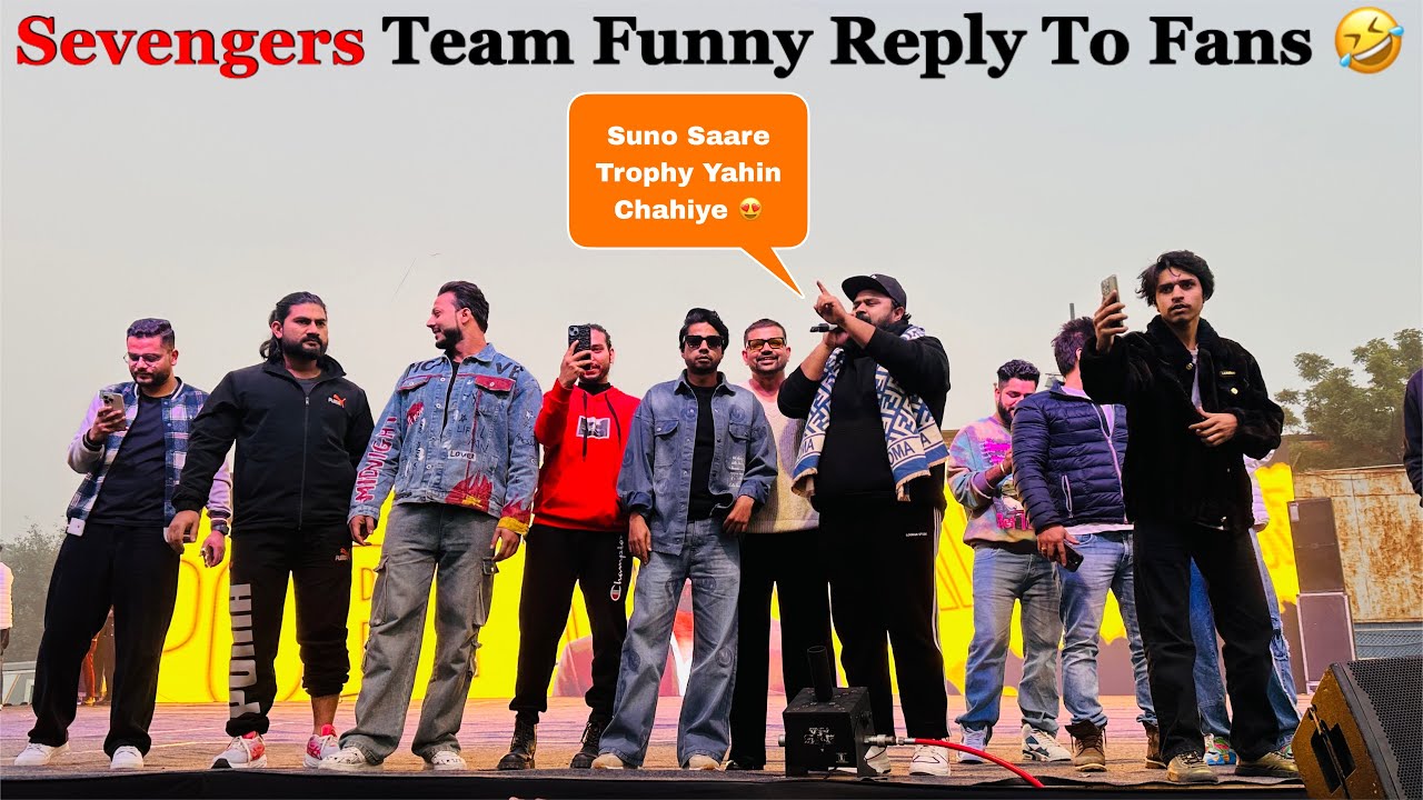 @sevengersofficial Team Funny Moments With FANS During @rajatdalal7821 MEETUP 😍