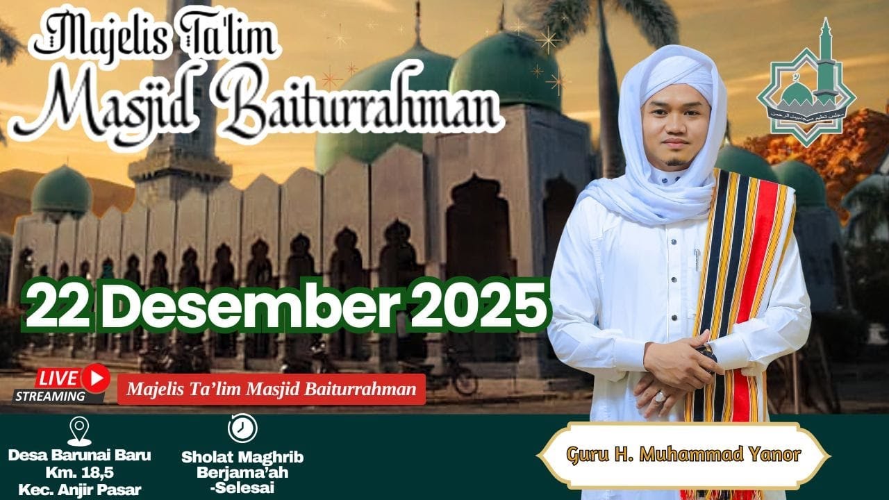 Pengajian Risalah Al-Huquq wal Amanat Bainal Haqqi wal 'ibad bersama Guru H. Muhammad Yanor