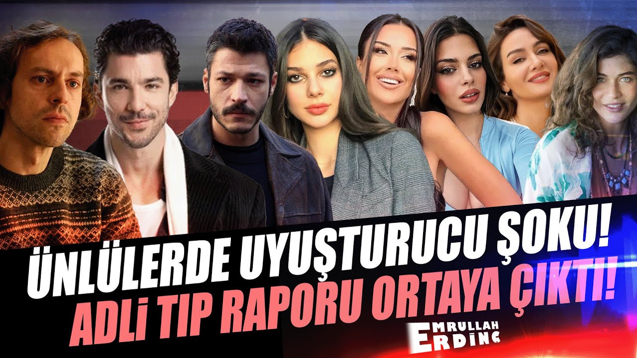 Ünlülerde Uyuşturucu Şoku! Rapor Ortaya Çıktı