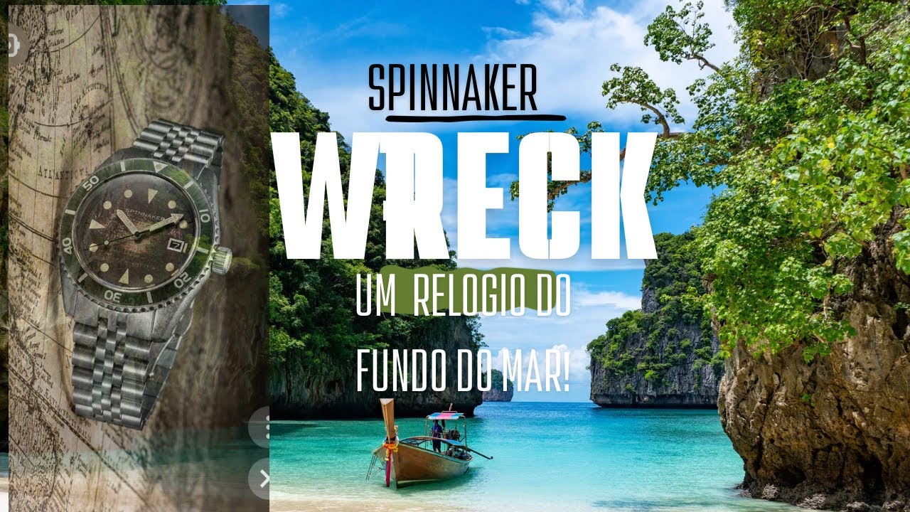 SPINNAKER WRECK! Um relógio diferente dessa marca muito legal!
