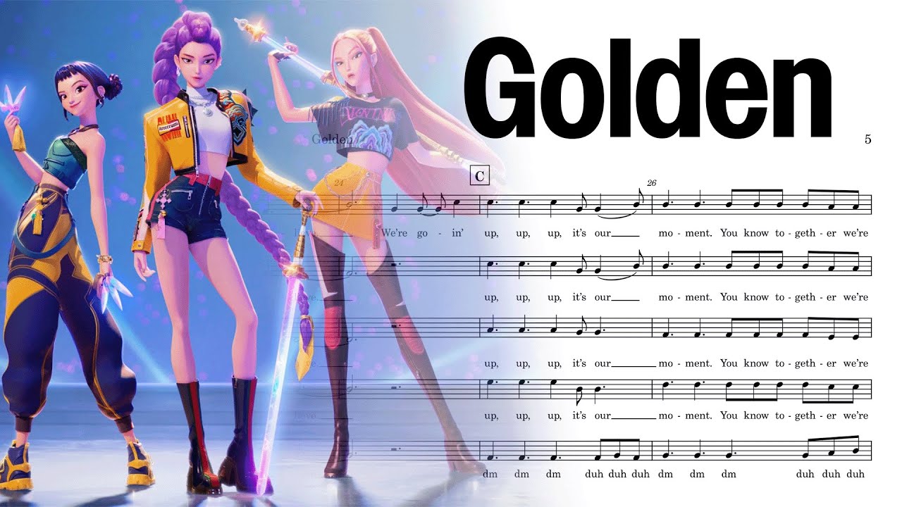 Golden (KPop Demon Hunters) - SATB A Cappella Arrangement