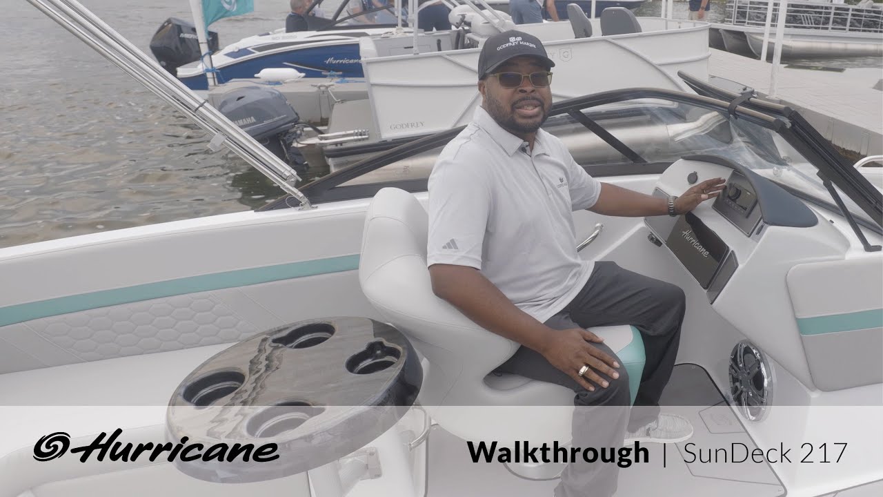 Hurricane Boats | NEW SunDeck 217 Walkthrough