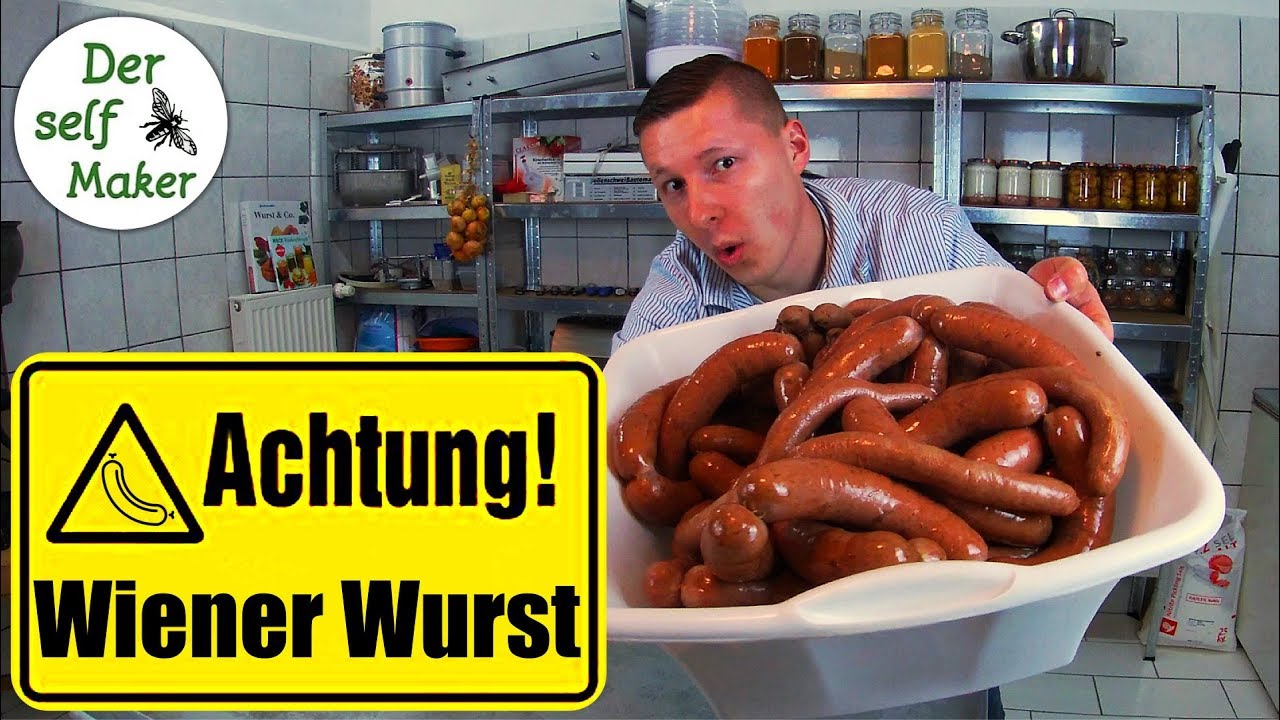 Wiener Wurst selber machen/ Frankfurter Würstchen selber machen/ Würstchen nach Wiener Art
