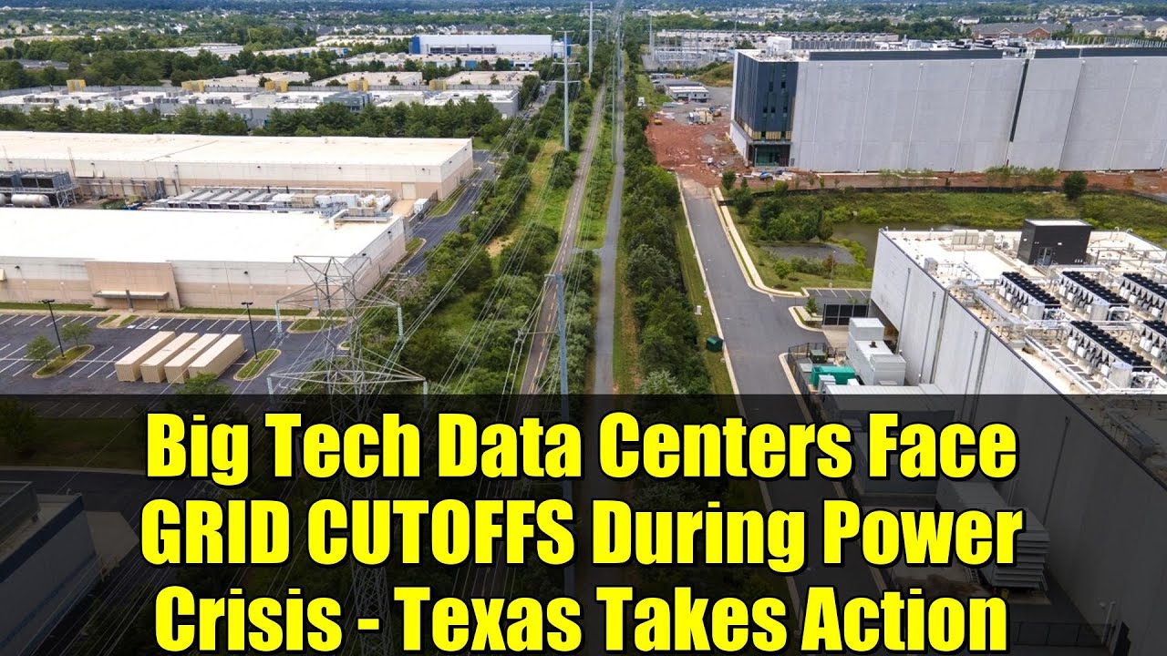 Big Tech Data Centers Face GRID CUTOFFS During Power Crisis - Texas Takes Action