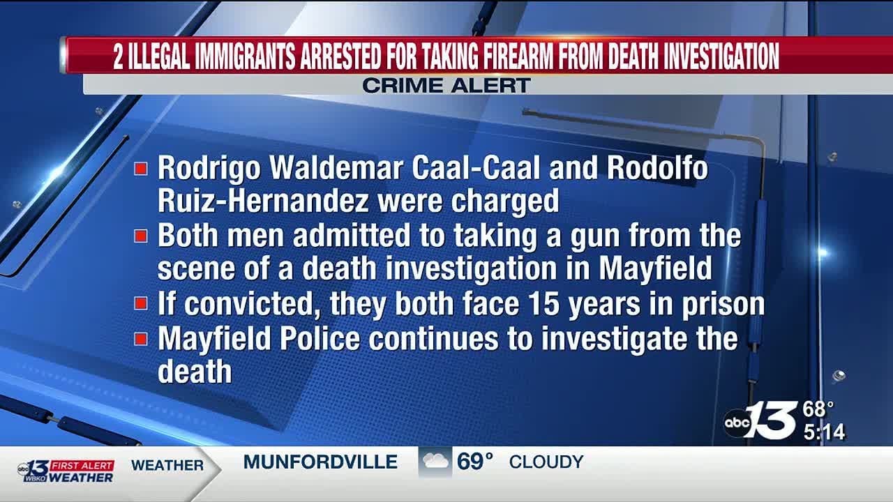 2 Foreign Nationals arrested for possessing firearm from death investigation