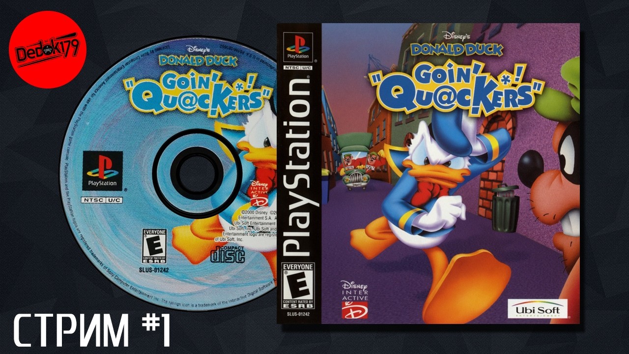 Игры с PS1 HW (Donald Duck: Quack Attack #1)(Реквест от Хижина Джедая) #playstation1 #retrogaming