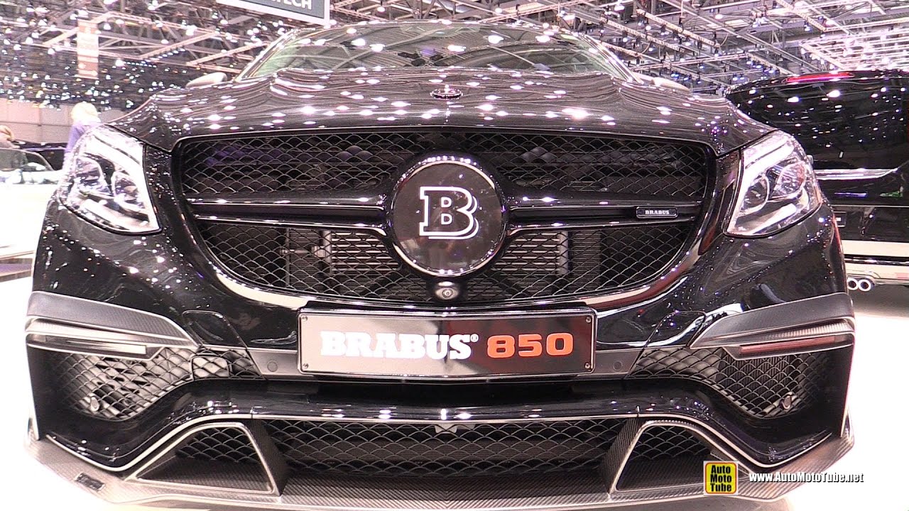 2017 Mercedes AMG GLE63 Coupe Brabus 850 - Exterior Interior Walkaround - 2017 Geneva Motor Show