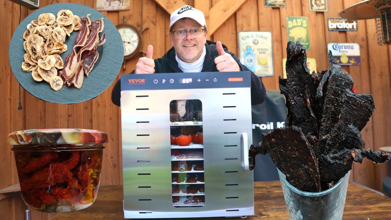 Profi Dörrautomat von Vevor - Beef Jerky, Bananenchips und andere Rezepte - Vorstellung