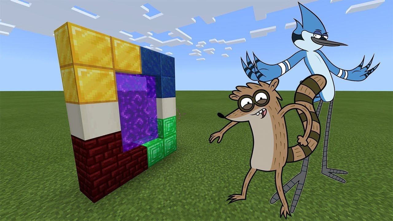 I Made a Portal to the REGULAR SHOW Dimension in Minecraft - Here's WHAT Happened...