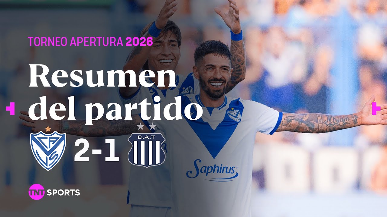 VÉLEZ SE LO DIO VUELTA A TALLERES CON GOLES DE LANZINI Y GARCÍA | #VÉLEZ 2-1 #TALLERES | RESUMEN