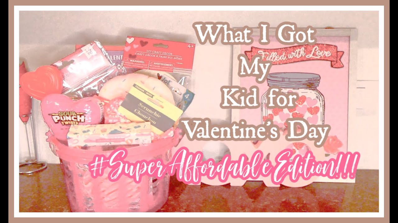 WHAT I GOT MY KID FOR VALENTINES DAY|VALENTINES DAY GIFT BASKET IDEAS FOR KIDS| LOVE BASKET FOR KIDS