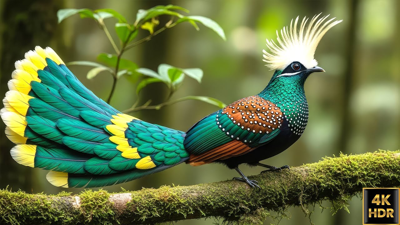 Birds with Astonishing Long Tails – Nature’s Living Art in 4K