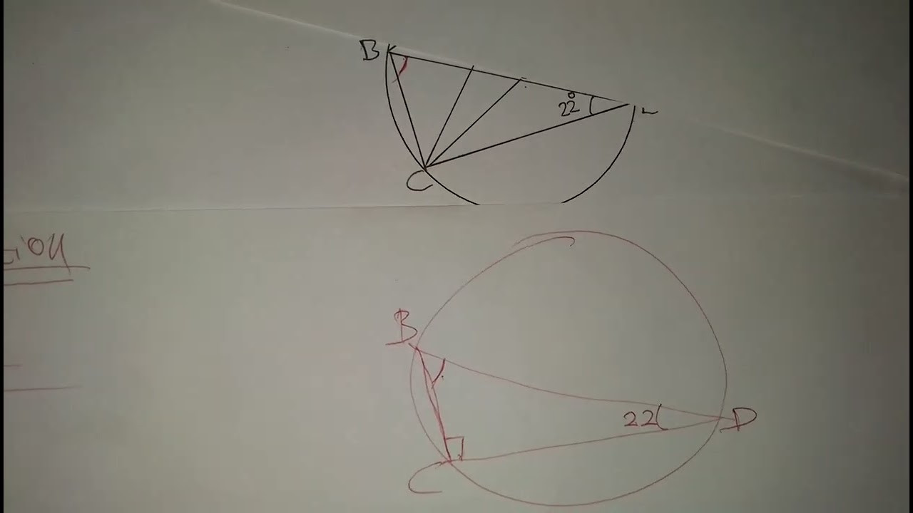 CIRCLE THEOREM 2022 Gce P1,Q17