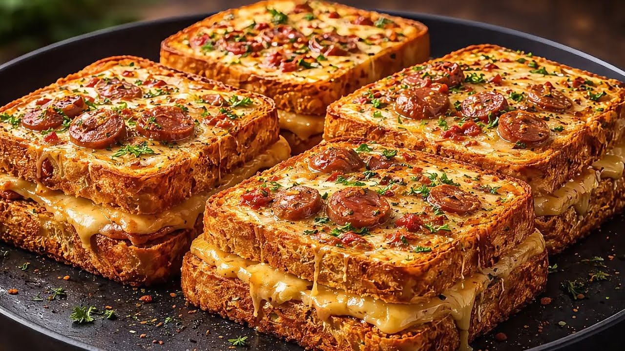 5-Minute Breakfast That Will Blow Your Mind – Egg Toasts from the Oven 🤤🔥