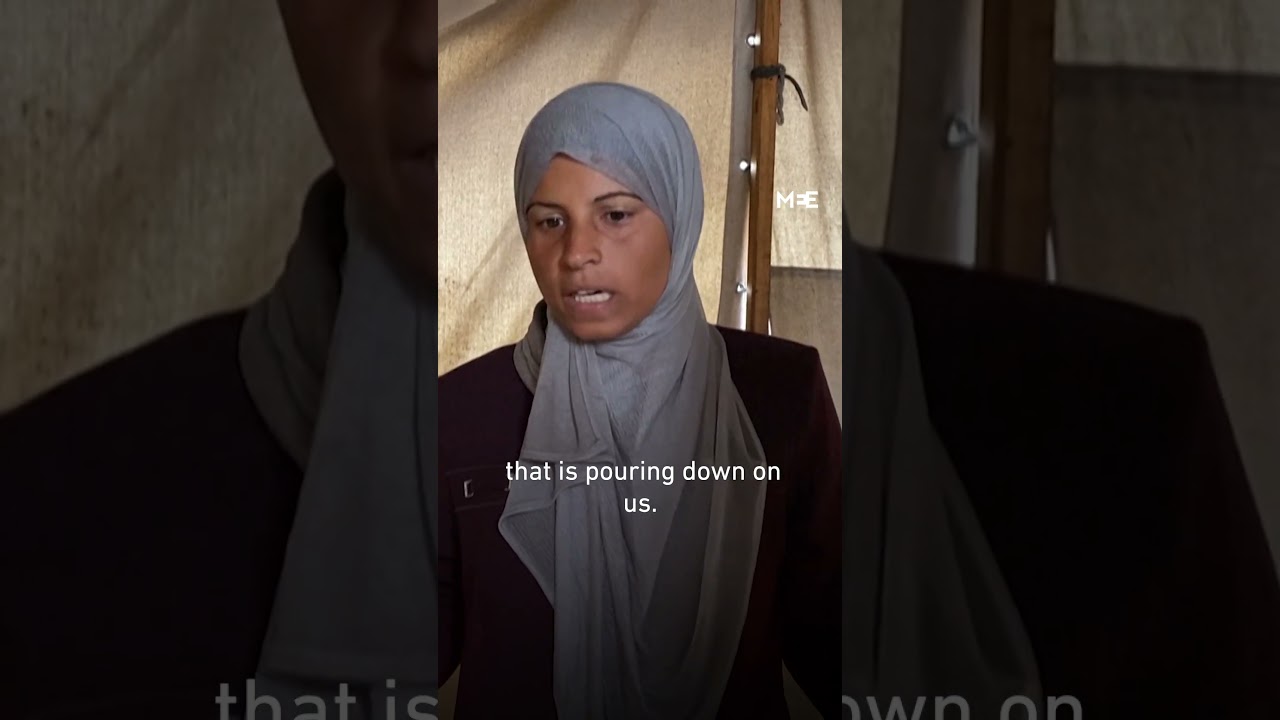 ‘I’m fed up with this life’: Palestinians in Gaza face more hardship as makeshift shelters flood