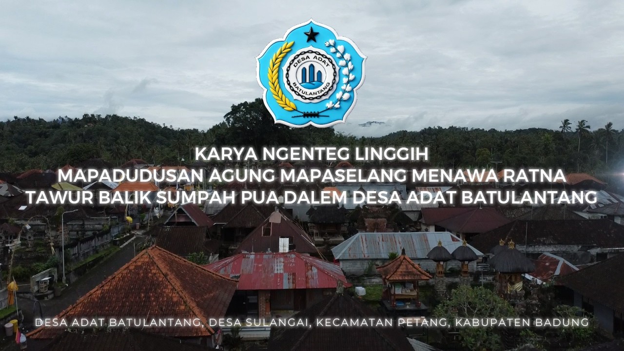 MEPEED PIODALAN DI PURA DALEM BATULANTANG