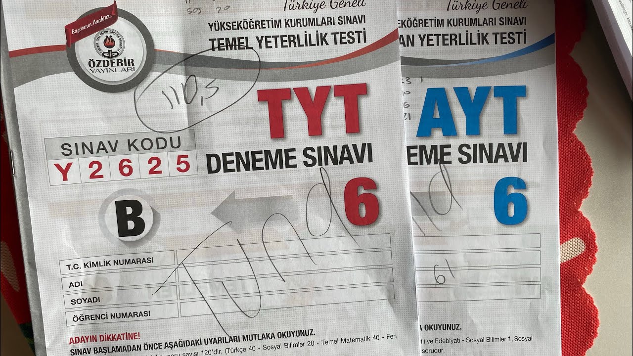 ÖZDEBİR 110 NET GELDİ LAAN | BARIŞ TG NETLERİM ÖZDEBİR 6 NETLERİM #yks #yks2025 #özdebir #ilk100