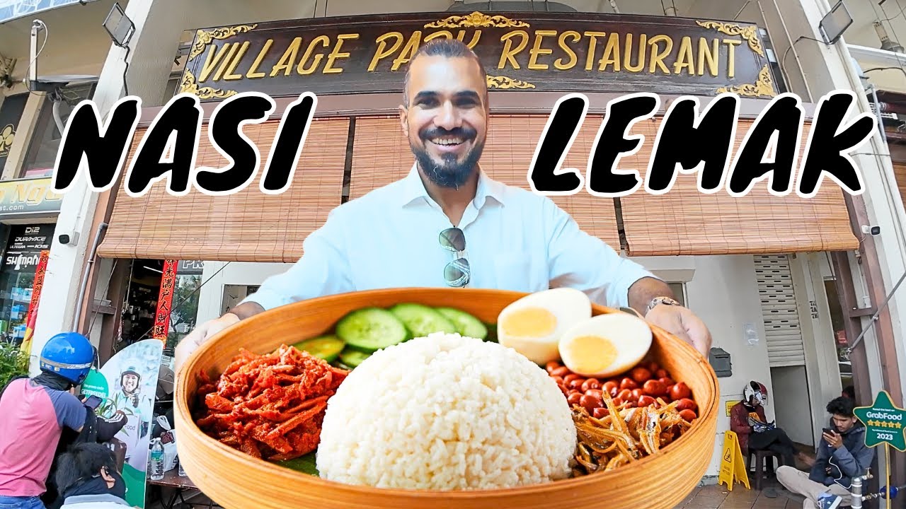 Is This THE BEST NASI LEMAK In Malaysia ? 🇲🇾 ✨ | Village Park Nasi Lemak | Honest Foodie Review