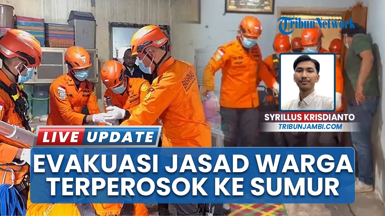 Detik detik Evakuasi Warga Kumpeh yang Terperosok ke Sumur