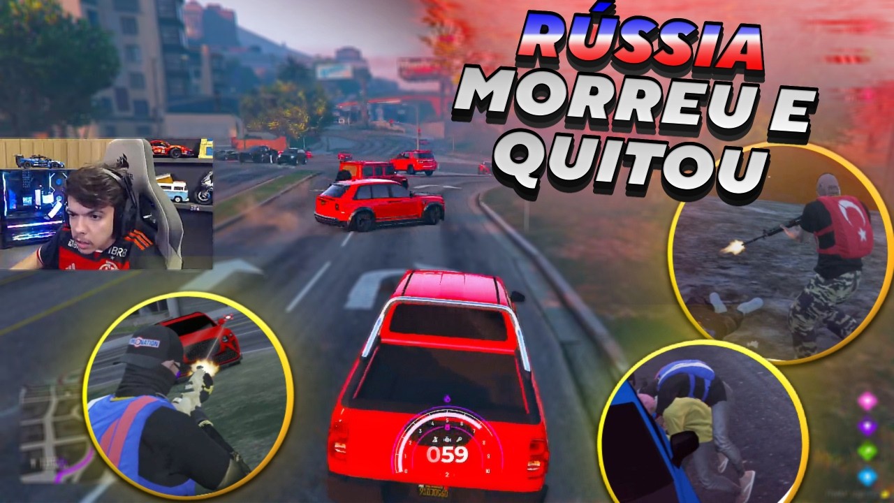 RÚSSIA 7 TELA | TROCAÇÃO NA PISTA | TURQUIA AMASSOU ELE?  | HYPE RP | GTA RP |   🇹🇷