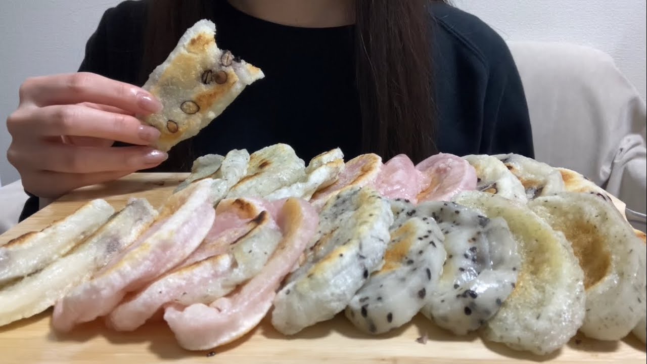 お餅🎍 ASMR 咀嚼音 モッパン mukbang