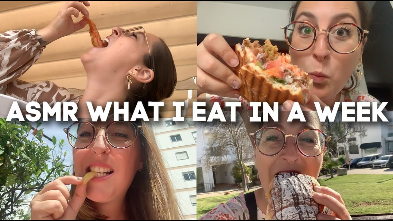 ASMR - WHAT I EAT IN A WEEK 🤤 (au Portugal)