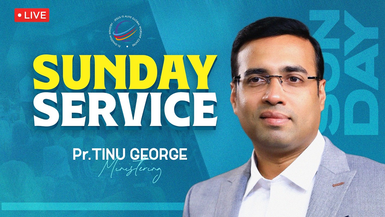 LIVE© | Online Sunday Service | Pastor Tinu George | 15 Mar 2026 | Jesus Is Alive
