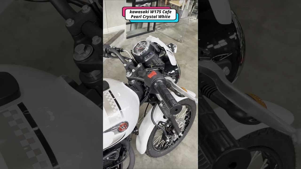 hitam putih cafe racer #w175cafe #kawasaki #kawasakiw175 #automobile #wseries