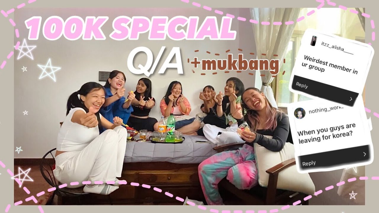 100K SPECIAL Q/A by MIXDUP + SNACKS MUKBANG🥤| ENG SUB | 4K