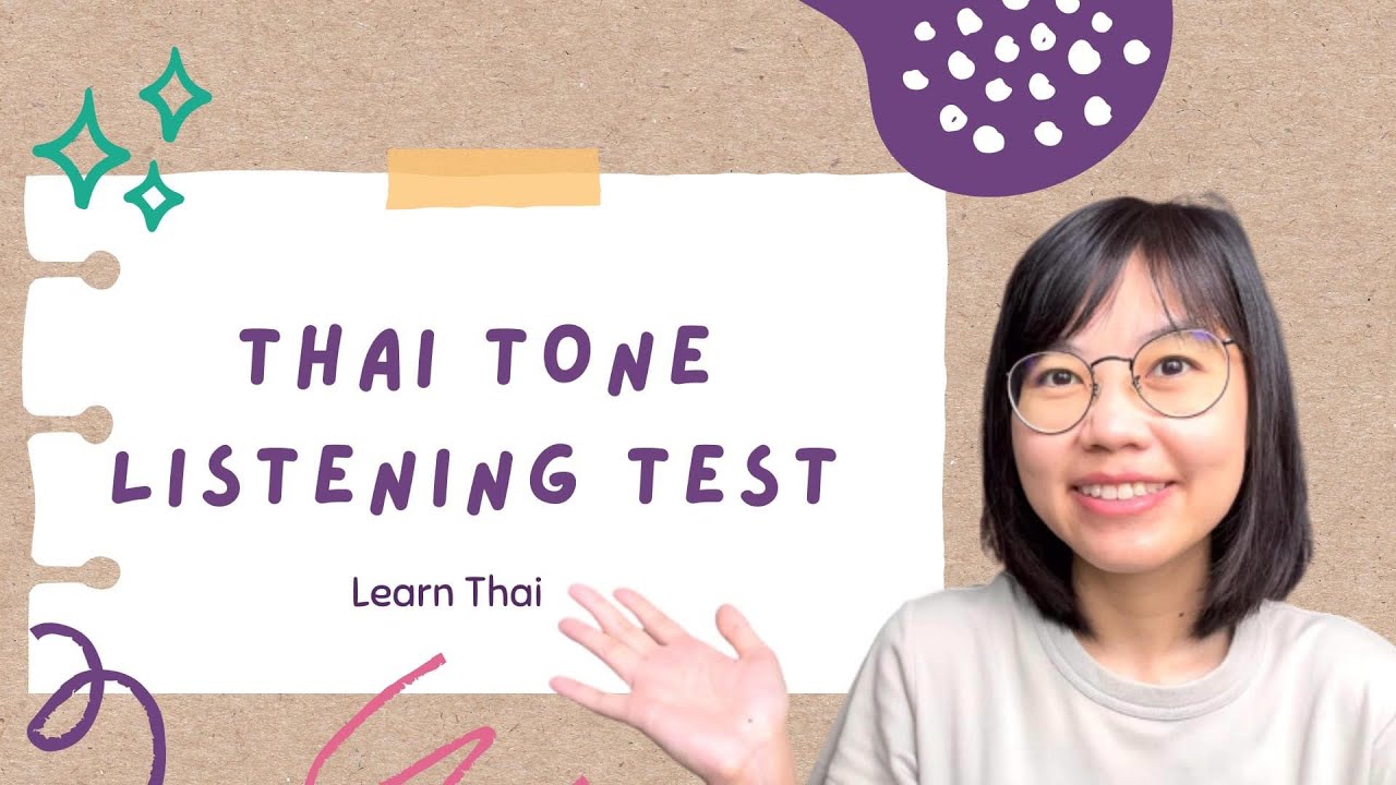 Thai tone listening test | Learn Thai