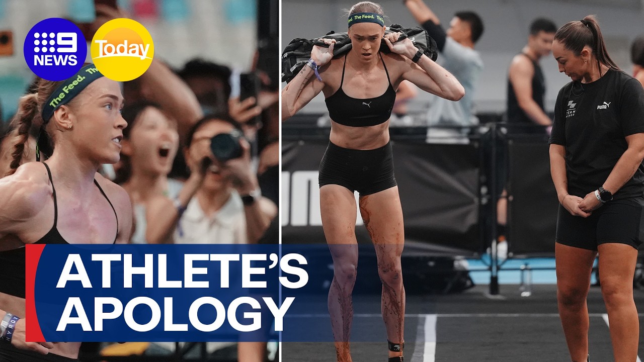 Australian Hyrox athlete breaks silence after soiling herself during race  | 9 News Australia