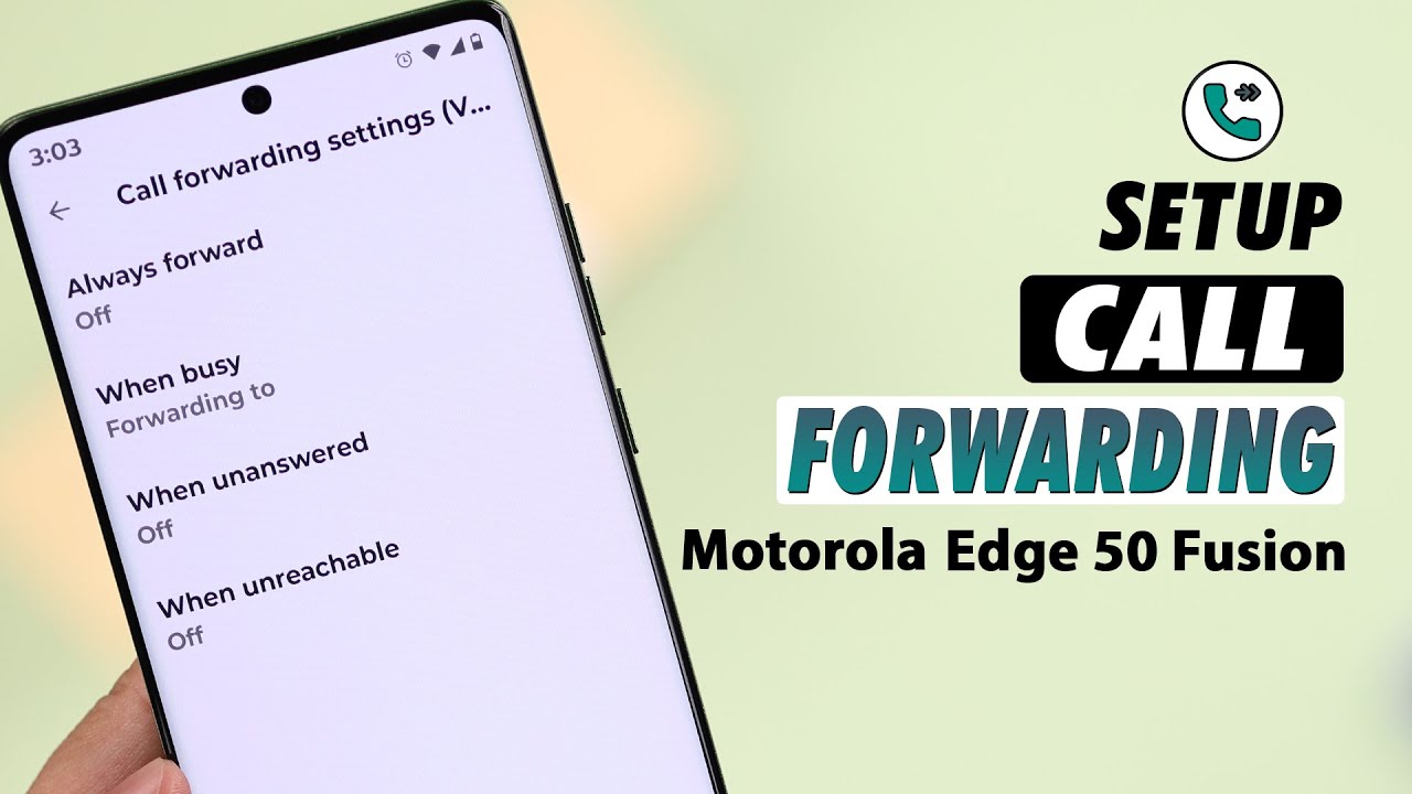 How to Setup Call Forwarding in Motorola Phone!