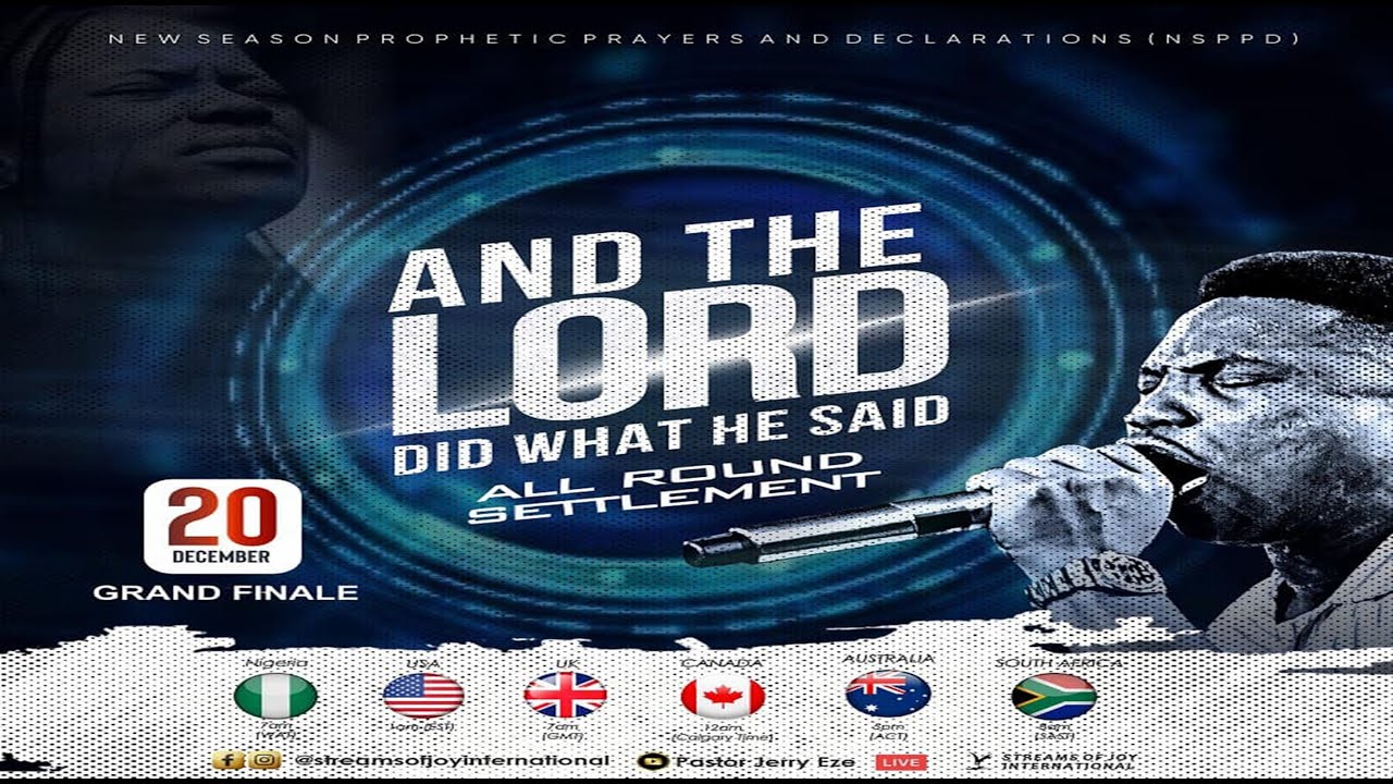 AND THE LORD DID WHAT HE SAID - ALL ROUND SETTLEMENT [GRAND FINALE] || NSPPD || 20TH DECEMBER 2024