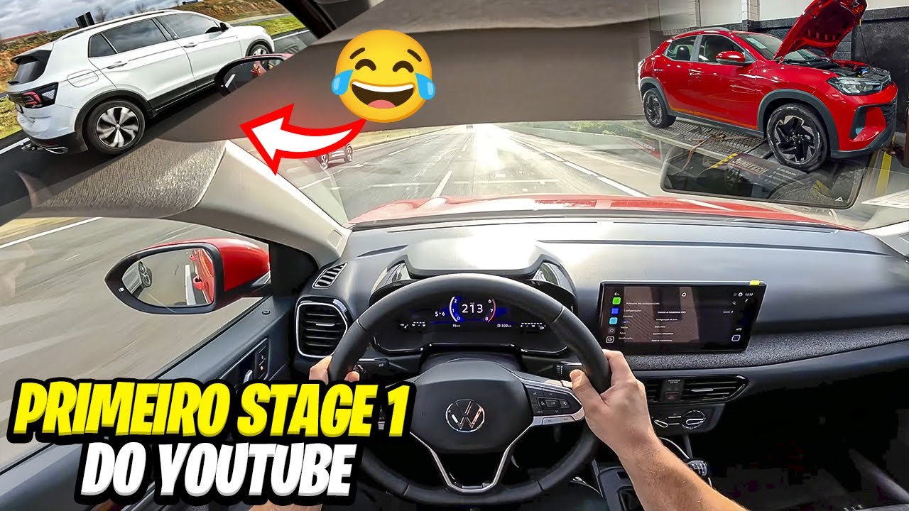 VW TERA STAGE 1 COM 140 CV DE RODA BENGANDO T-CROSS A 213 KM/H!