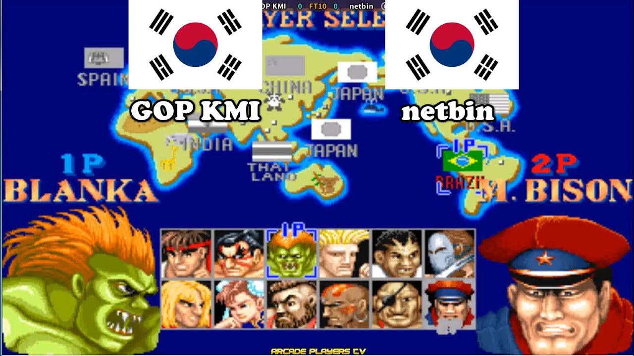 Street Fighter II' - Champion Edition ➤ GOP KMI (South Korea) vs netbin (South Korea) sf2ce