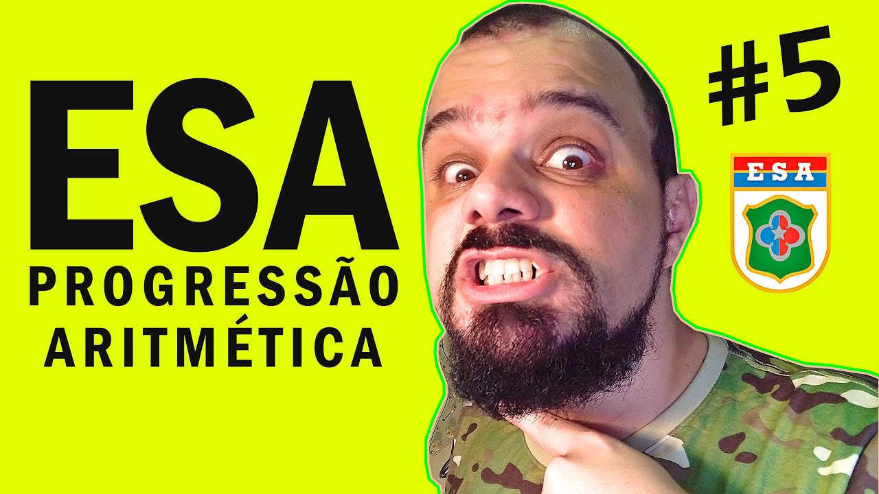 🔰 PROVA ESA 🔰 PROGRESSÃO ARITMWRI ARITMÉTICA 2